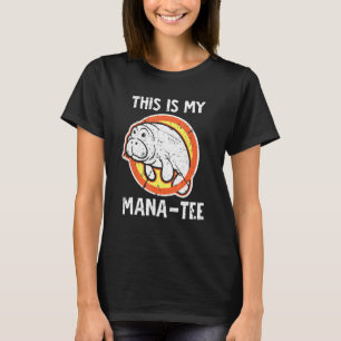 Camiseta Divertido Este Es Mi Manatí Juego De Palabras Vaca