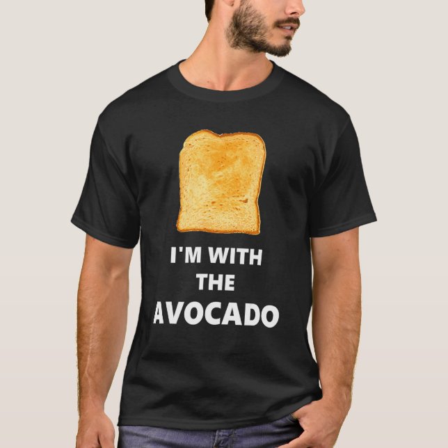 Camiseta Divertido estoy con el disfraz de Halloween con la (Anverso)