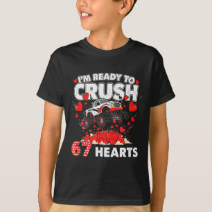 Camiseta Divertido Estoy Listo Para Aplastar 67 Corazones 