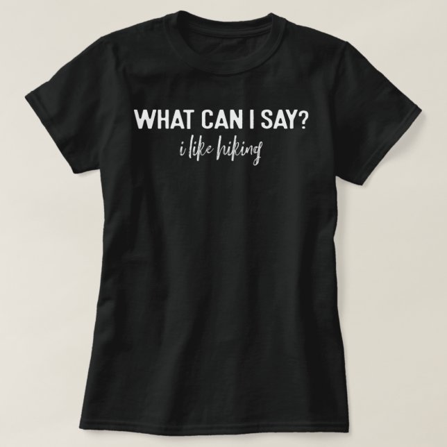 Camiseta Divertido excursionismo (Diseño del anverso)