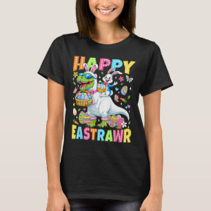 Camiseta Divertido Feliz Eastrawr Niños Pequeños T-rex Pasc