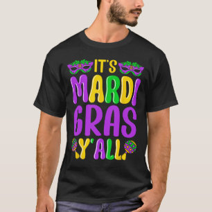 Camiseta Divertido Fiesta de Carnaval diseña Mardi Gras es 