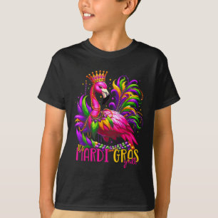 Camiseta Divertido Fiesta de Carnaval Idea Flamingo Mardi G