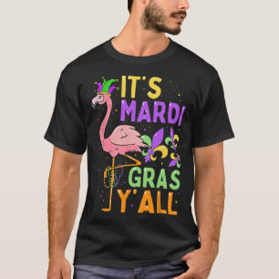 Camiseta Divertido Fiesta de Carnaval Idea Flamingo Mardi G