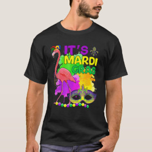 Camiseta Divertido Fiesta de Carnaval Idea Flamingo Mardi G