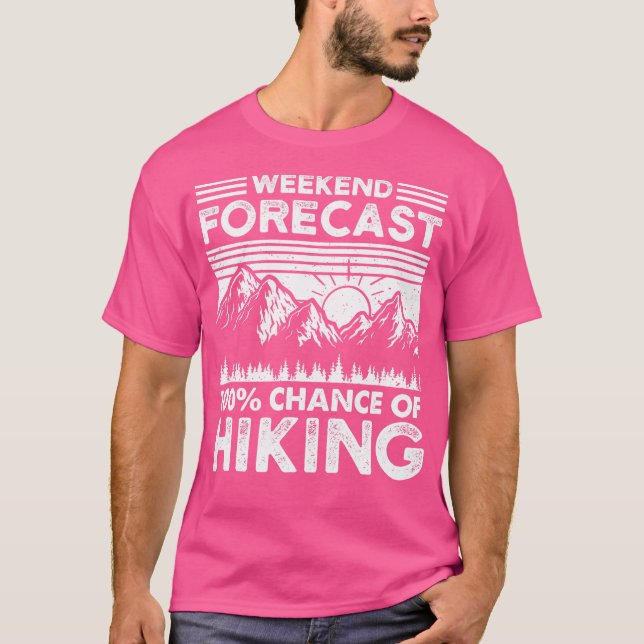 Camiseta Divertido fin de semana de excursión por montaña C (Anverso)