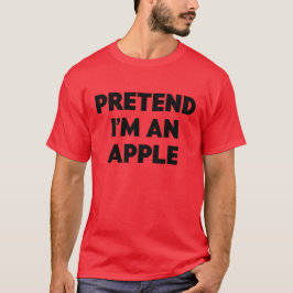 Camiseta Divertido finge que soy un vago disfraz de fruta d