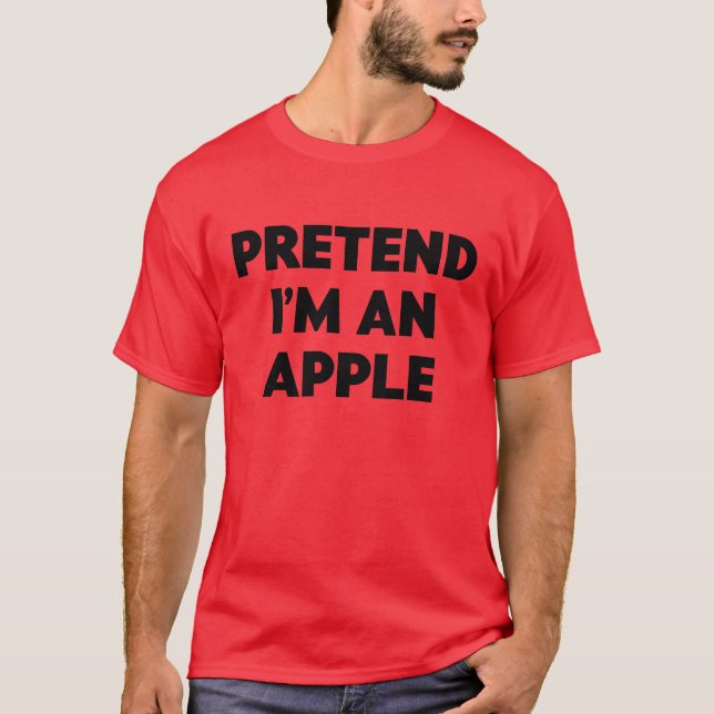 Camiseta Divertido finge que soy un vago disfraz de fruta d (Anverso)