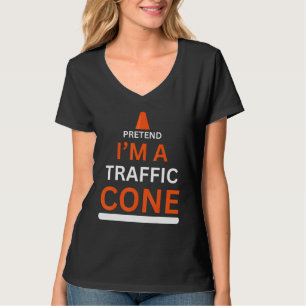 Camiseta Divertido fingir que soy un disfraz de conos de tr