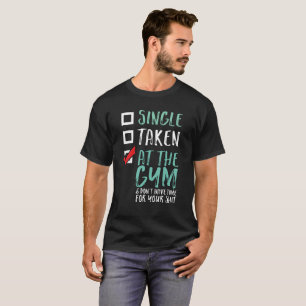 Camiseta Divertido Fitness Formar Una Sola En El Gimnasio