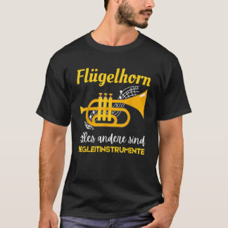 Camiseta Divertido flugelhorn diciendo, jugador de flugelho