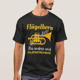 Camiseta Divertido flugelhorn diciendo, jugador de flugelho