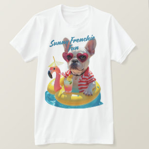 Camiseta Divertido Francés Soleado