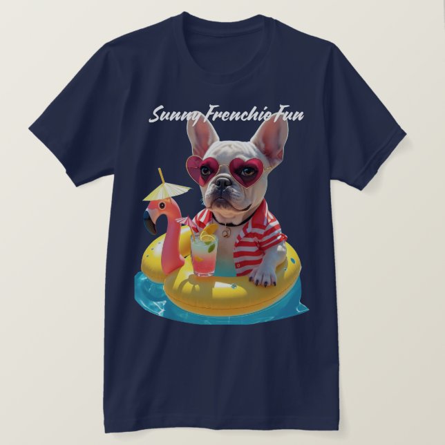 Camiseta Divertido francés soleado (Anverso del diseño)