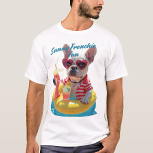 Camiseta Divertido Francés Soleado