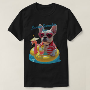 Camiseta Divertido francés soleado