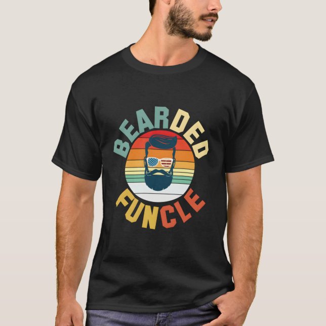 Camiseta Divertido Funcle Definition Bearded (Anverso)
