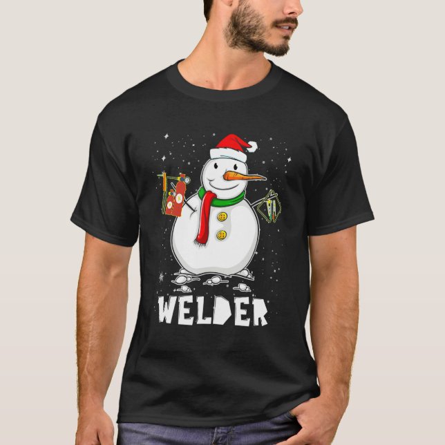 Camiseta Divertido galardonado con el premio Snowman Holida (Anverso)