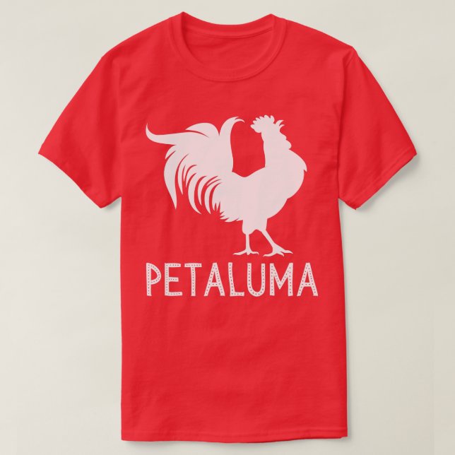 Camiseta Divertido gallo de gallina de gallo de época Petal (Diseño del anverso)