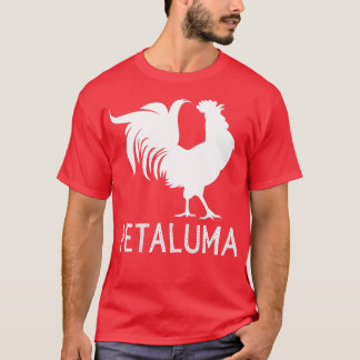Camiseta Divertido gallo de gallina de gallo de época Petal
