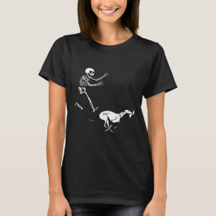 Camiseta Divertido Gante corriendo Skeleton Halloween