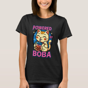 Camiseta Divertido Gato Afortunado Maneki Neko Lindo con Bo