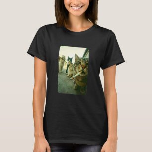 Camiseta Divertido Gato Fumando Meme Gato Cigarrillo Gracio