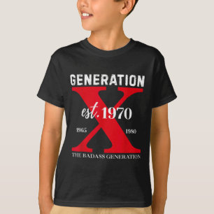 Camiseta Divertido Gen X 1970 Antes de que nacieran todos u