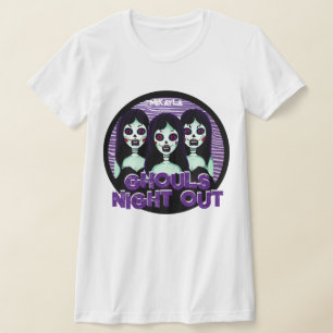 Camiseta Divertido Ghouls Noche fuera