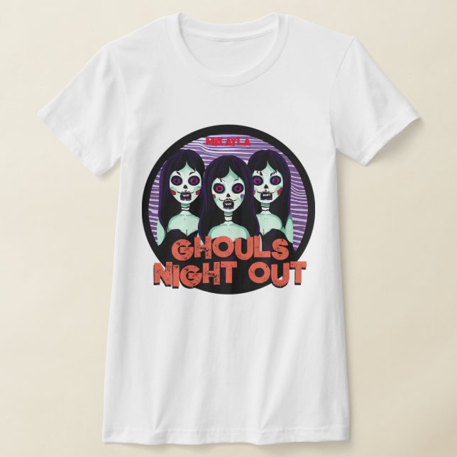 Camiseta Divertido Ghouls Noche fuera (Distribución)