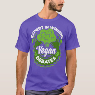 Camiseta Divertido Gift Vegan Epert En Ganar Debates Vegan 