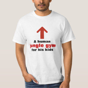 Camiseta Divertido Gimnasio de la Jungla Humana Papá