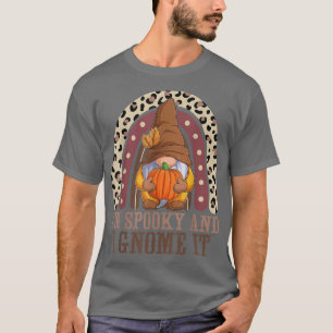 Camiseta Divertido Gnome de Halloween Soy Espantador y me l