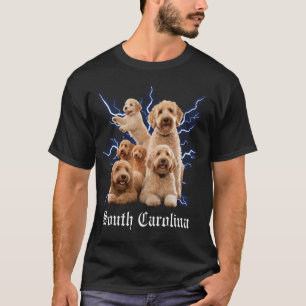 Camiseta Divertido Golden Doodle Contrabando Carolina del S