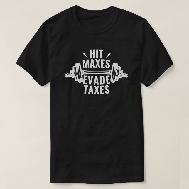 Camiseta Divertido golpe de estado evade impuestos meme evi (Diseño del anverso)