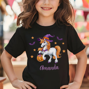 Camiseta Divertido Gorra unicornio de bruja de caballo pers