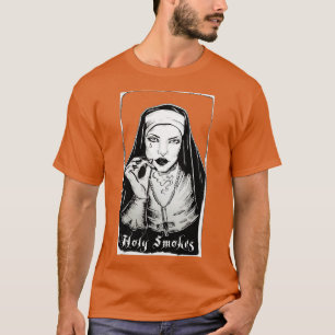 Camiseta Divertido Gótico de Nun Halloween