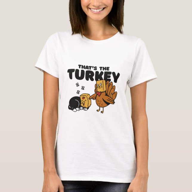 CAMISETA DIVERTIDO GRACIAS AL GATO DE TURQUÍA QUE ES LA TUR (Anverso)