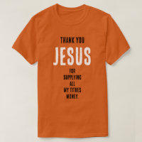 Divertido "Gracias JESÚS por...todo mi dinero de l