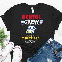 Camiseta Divertido grupo de Navidades de equipos dentales c