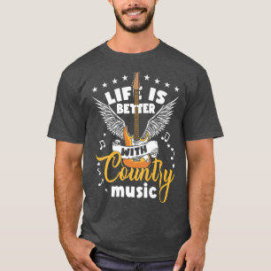 Camiseta Divertido guitarrista Country Music Concert Countr