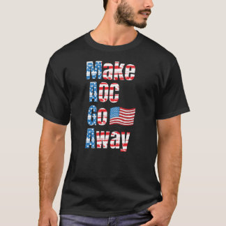 Camiseta Divertido haga que AOC va trato ausente del verde