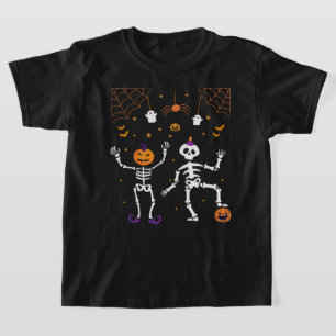 Camiseta divertido Hallloween Skeleton