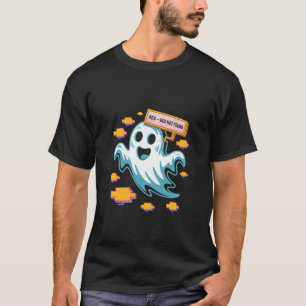 Camiseta Divertido Halloween 404 Boo No Encontrado Fantasma