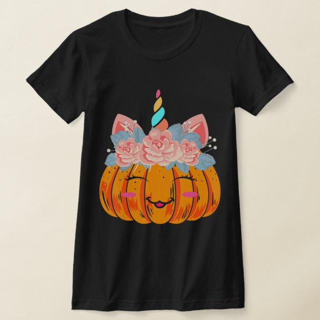Camiseta Divertido Halloween Día de Acción de Gracias Unico (Distribución)