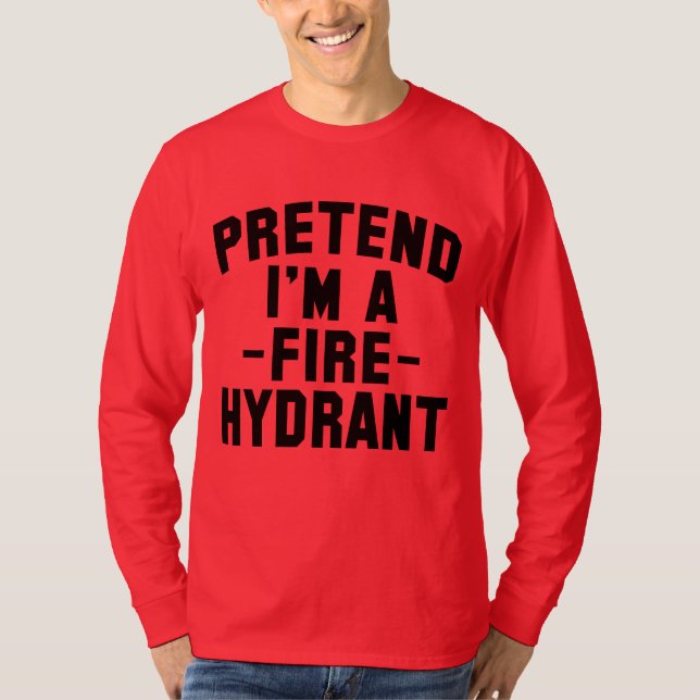 Camiseta Divertido Halloween Finge que soy una boca de ince (Anverso)