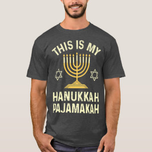 Camiseta Divertido Hanukkah Pajama Este Es Mi Hanukkah Paja