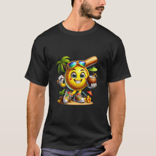 Camiseta Divertido Hawaii Softll Ll Hawaiano Tropical Veran