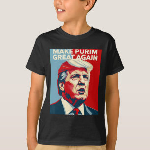 Camiseta Divertido Haz que Purim sea genial de nuevo Disfra