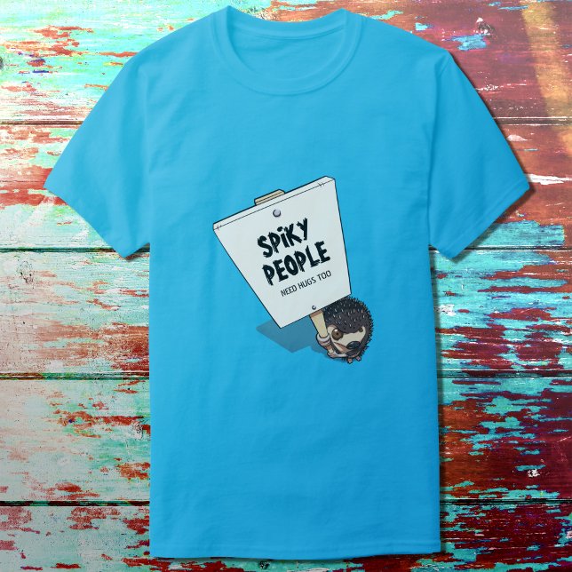Camiseta Divertido Hedgehog Rótulo de boletos Spiky La gent (Subido por el creador)